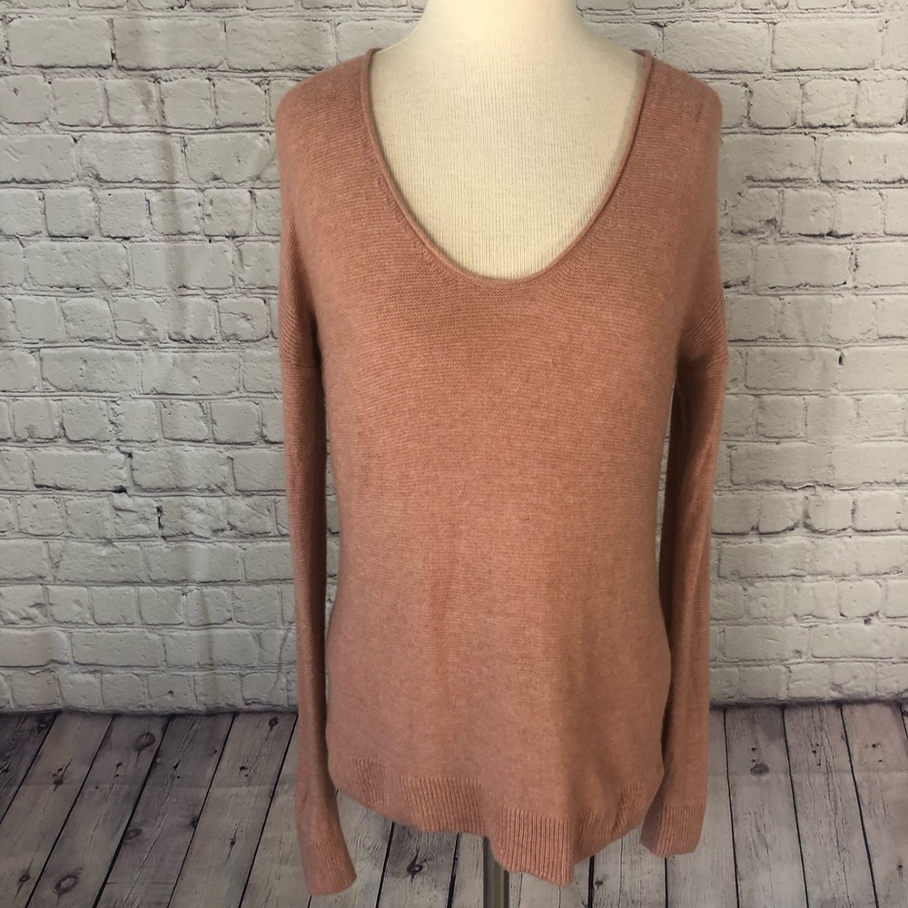 Madewell wool blend sweater tan XS